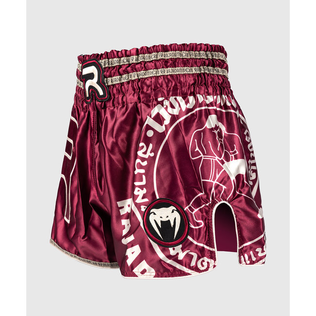 Venum Rajadamnern Muay Thai Shorts - Burgundy