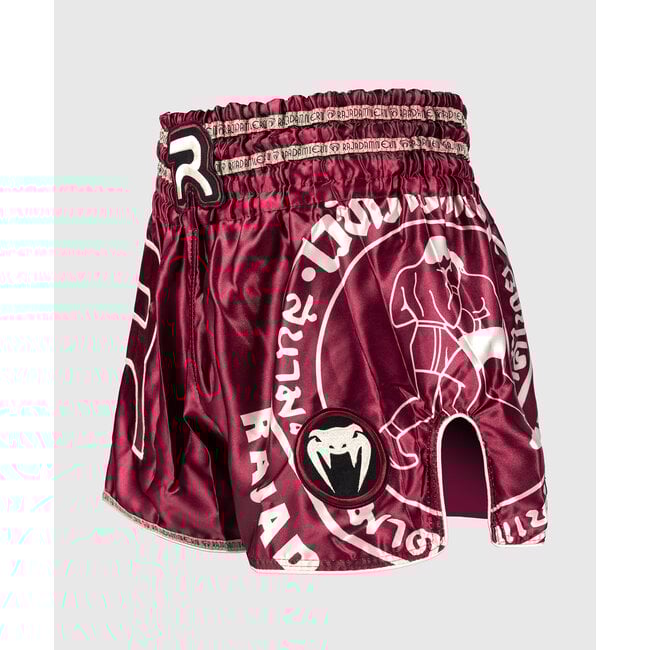 Venum Venum x Rajadamnern Muay Thai Shorts - Burgundy