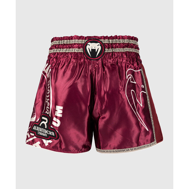 Venum Rajadamnern Muay Thai Shorts - Burgundy