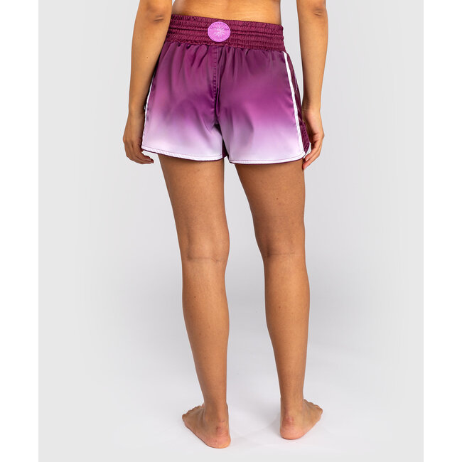 Venum Iris Muay Thai Shorts - Plum/white