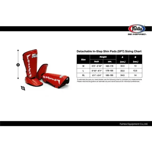 FAIRTEX Fairtex SP7 Twister - afneembare Wreef en Scheenbeschermers - Wit