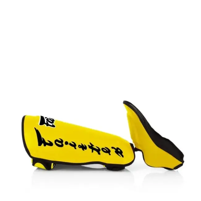 FAIRTEX Fairtex SP7 Twister - afneembare Wreef en Scheenbeschermers - GEEL