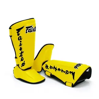 FAIRTEX SP7 Twister Scheenbeschermers – Geel
