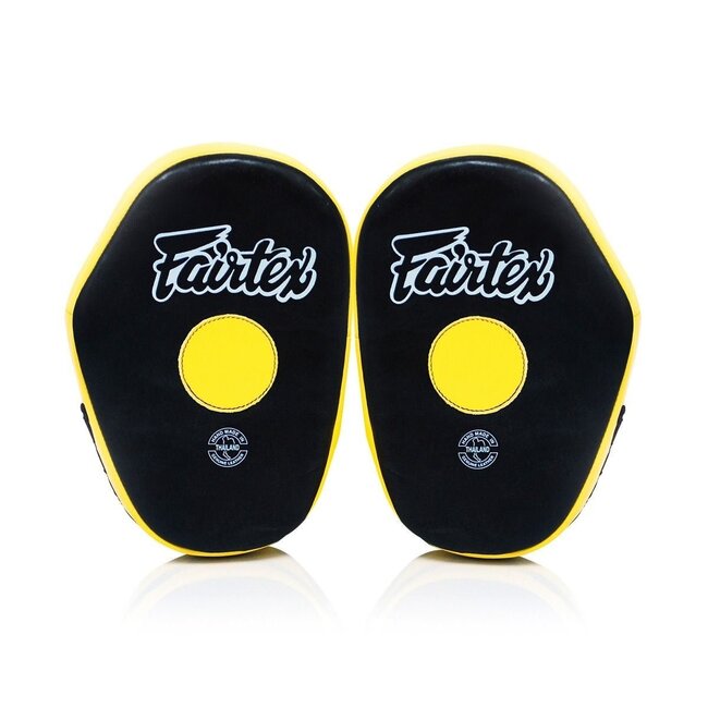 FAIRTEX FMV10 Focus Mitts – Zwart/Geel (Paar)