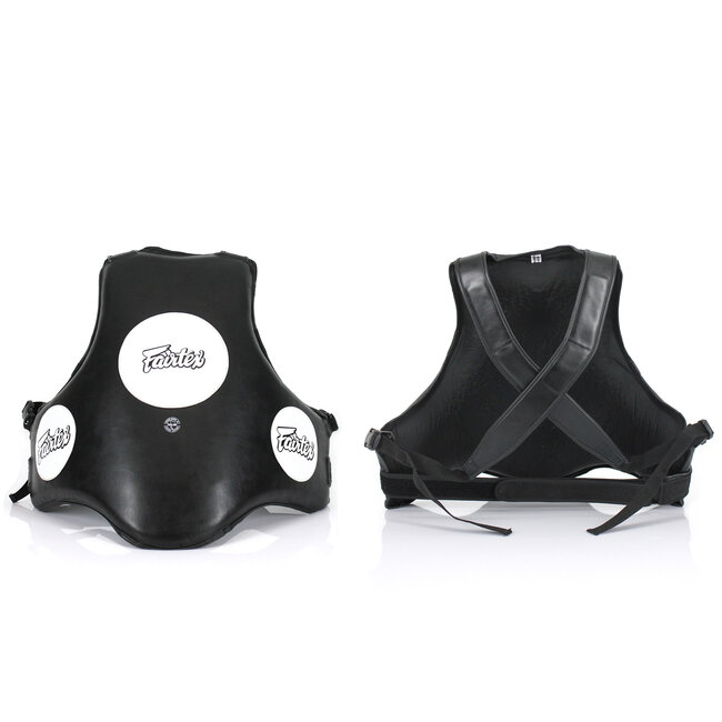 FAIRTEX Fairtex TV1 Trainer Harnas – Zwart/Wit – Full Body Protector - Belly pad