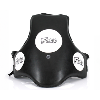 FAIRTEX Fairtex TV1 Trainer Harnas – Zwart/Wit – Full Body Protector - Belly pad