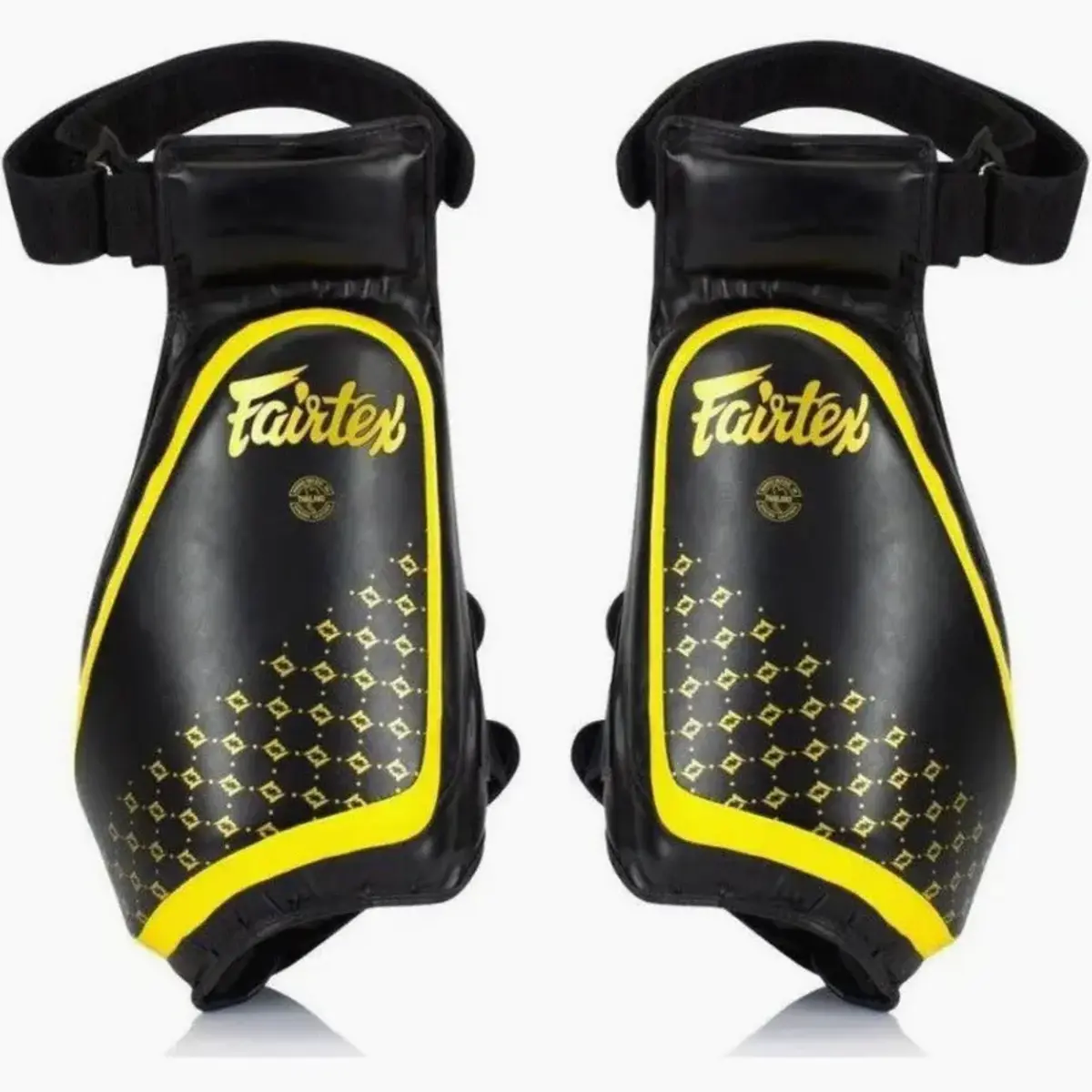 Fairtex TP4 Lowkick Pads – noir/jaune
