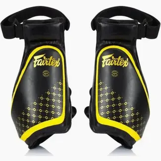 FAIRTEX Fairtex TP4 Lowkick Pads- Zwart /Geel  – Bovenbeenbescherming voor Lowkick Training