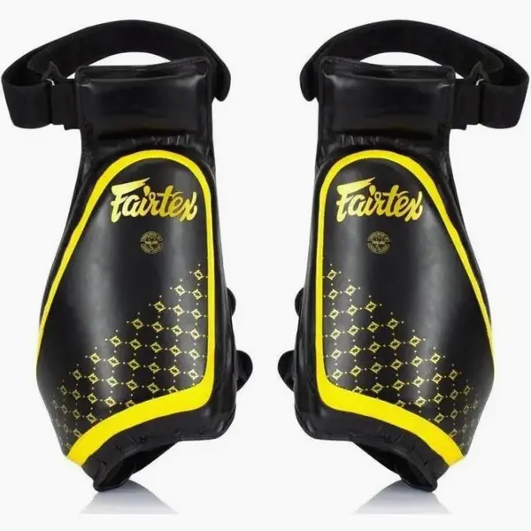 Fairtex TP4 Lowkick Pads – noir/jaune