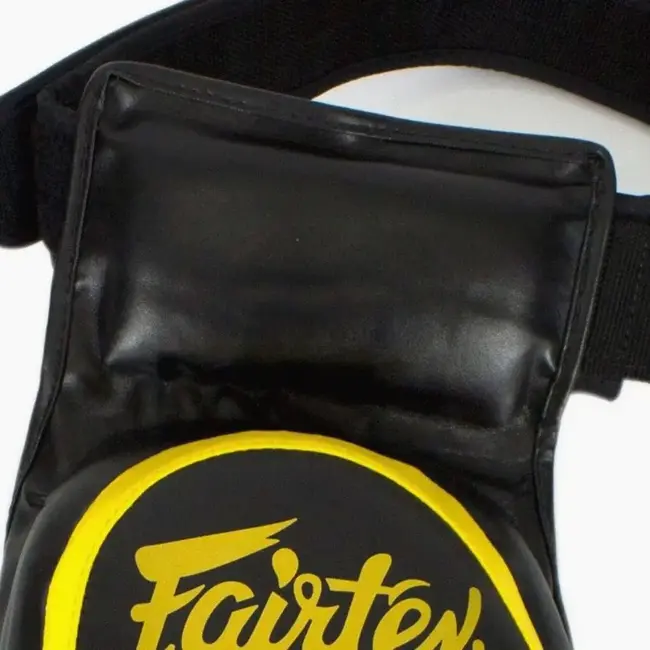 FAIRTEX Fairtex TP4 Lowkick Pads- Zwart /Geel  – Bovenbeenbescherming voor Lowkick Training