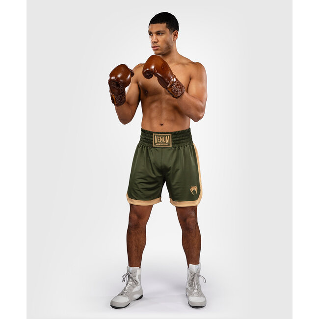 Venum Classic Boxing Shorts Military Green/Sand