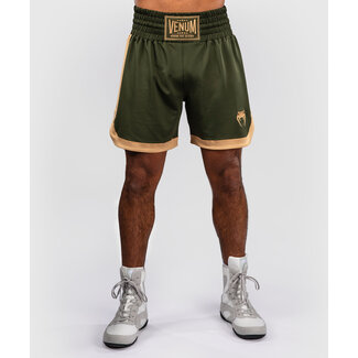 Venum Classic Boxing Shorts Military Green/Sand