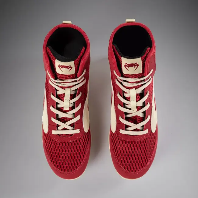 Venum Contender Boxing Shoes Ruby Red/ Ivory