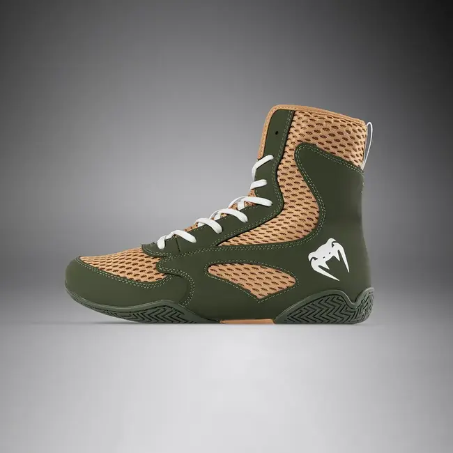 Venum Contender Boxing Shoes Military Green/Sand