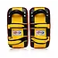 FAIRTEX KPLC2 Curved Muay Thai Kickpads – Zwart/Geel (Paar)