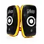 FAIRTEX KPLC2 Curved Muay Thai Kickpads – Zwart/Geel (Paar)