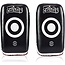 FAIRTEX Fairtex KPLC1 Curved Muay Thai Kick Pads - BLACK WHITE