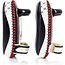 FAIRTEX Fairtex KPLC2 Curved Muay Thai Kick Pads - BLACK WHITE