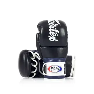 FAIRTEX Fairtex FGV18 Super Sparring MMA Handschoenen - Zwart / Blauw