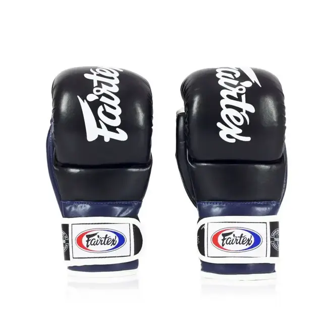 FAIRTEX Fairtex FGV18 Super Sparring MMA Handschoenen - Zwart / Blauw