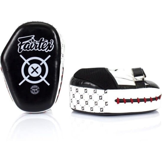 FAIRTEX FMV11 Aero Focus Mitts – Zwart/Wit (Paar)