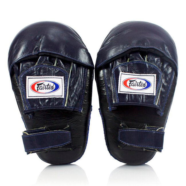 FAIRTEX FMV8 Focus Mitts – Zwart/Blauw (Paar)