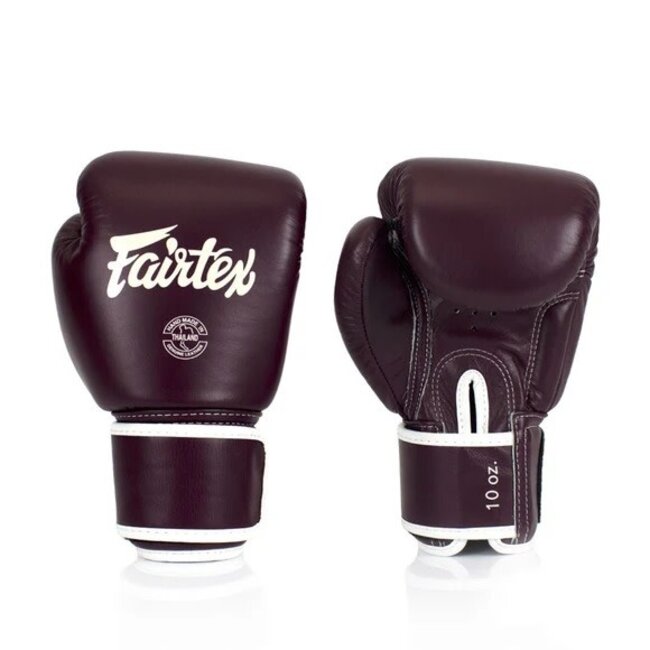 FAIRTEX BGV16 Leren Bokshandschoenen – Maroon
