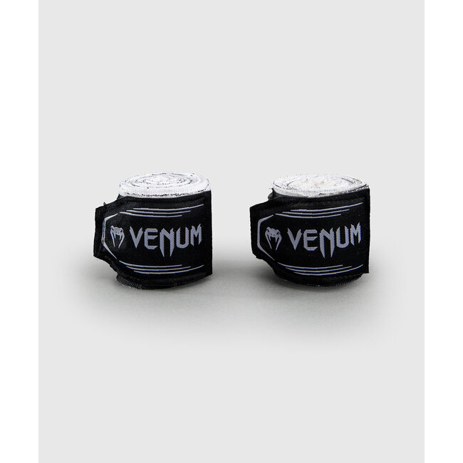 Venum Bats Night Handwraps - Black/White 4m