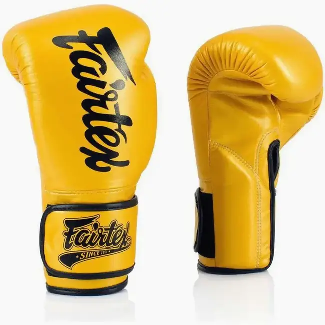 FAIRTEX BGV18 Super Sparring Microfiber Bokshandschoenen – Goud