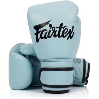 FAIRTEX Fairtex BGV20 Genuine Leather Bokshandschoenen – Pastel Blauw – Echt Leer