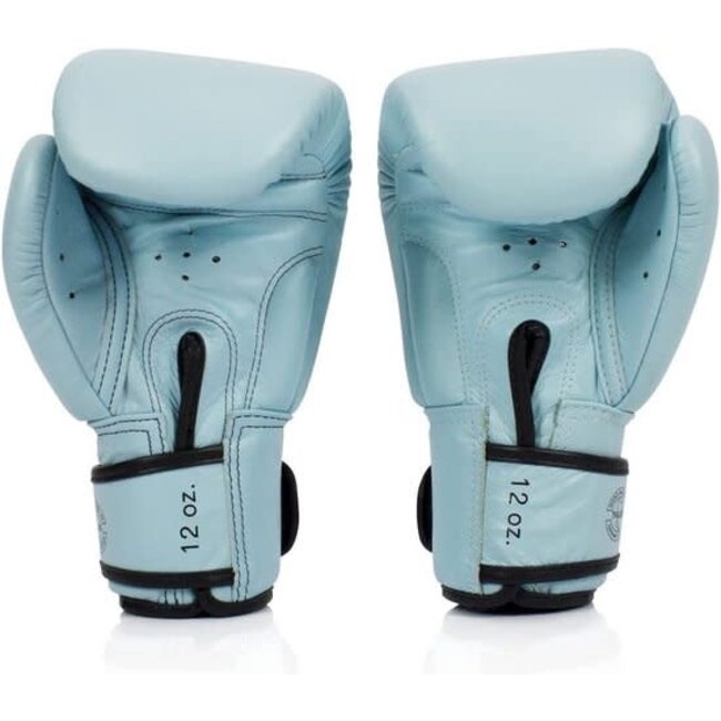 FAIRTEX Fairtex BGV20 Genuine Leather Bokshandschoenen – Pastel Blauw – Echt Leer