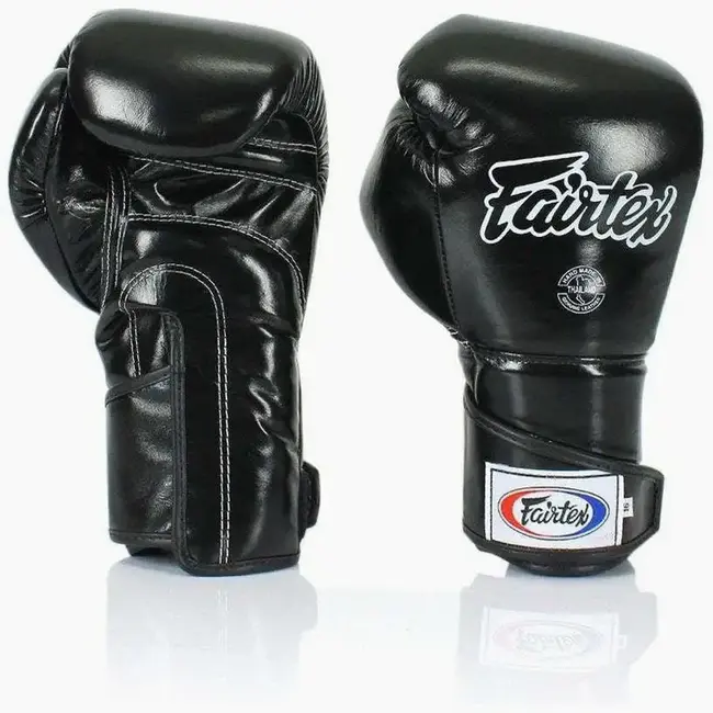 FAIRTEX Fairtex BGV6 Angular Bokshandschoenen – Zwart – Premium Leer – Allround Training