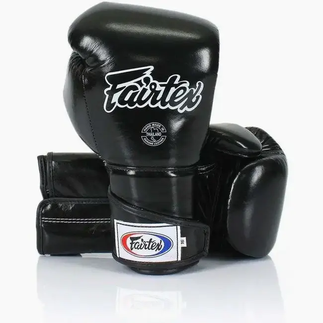 FAIRTEX Fairtex BGV6 Angular Bokshandschoenen – Zwart – Premium Leer – Allround Training