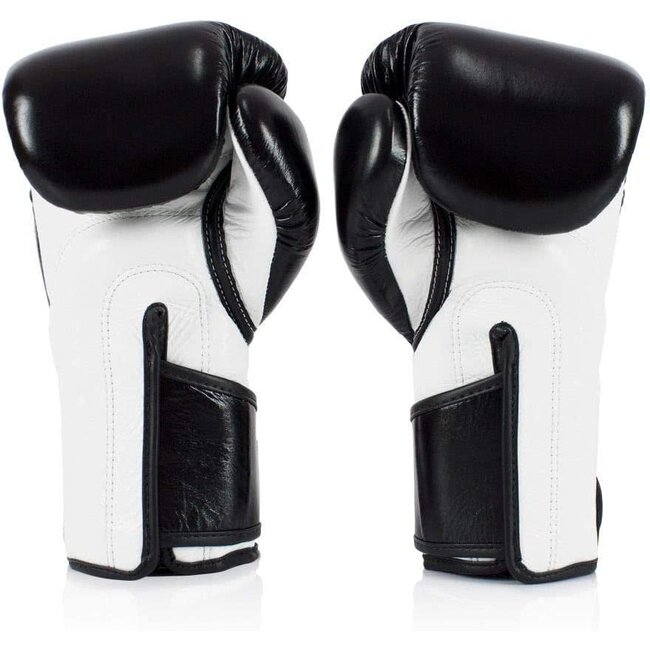 FAIRTEX Fairtex BGV6 Angular Bokshandschoenen – Zwart/Wit – Premium Leer – Allround Training