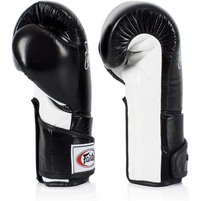 FAIRTEX Fairtex BGV6 Angular Bokshandschoenen – Zwart/Wit – Premium Leer – Allround Training