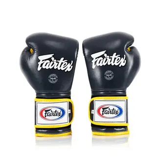 FAIRTEX Fairtex Mexican Style Bokshandschoenen BGV9 – Blauw/Geel – Premium Sparring Gloves