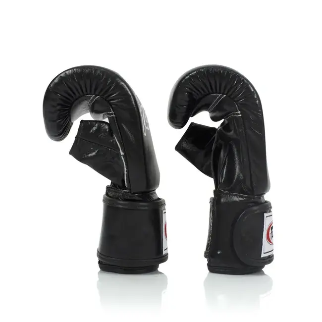 FAIRTEX TG03 Super Sparring Leren Zakhandschoenen – Zwart