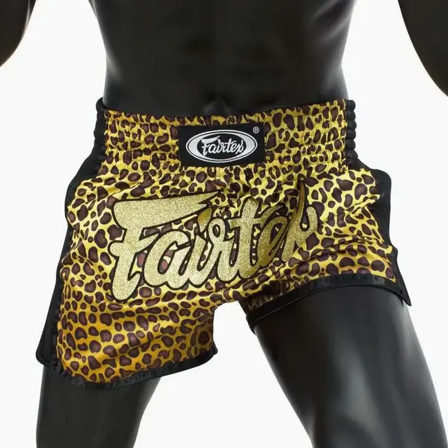 FAIRTEX Fairtex BS1709 Muay Thai Shorts – Luipaard Print – Premium Satijn