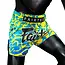 FAIRTEX Fairtex BS1927 Muay Thai Shorts – Magma Green – Blauw/Geel/Groen