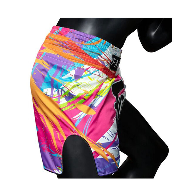 FAIRTEX BS1933 World Music Muay Thai Shorts – Wit Satijn