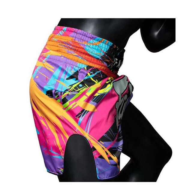 FAIRTEX BS1934 World Music Muay Thai Shorts – Wit Satijn