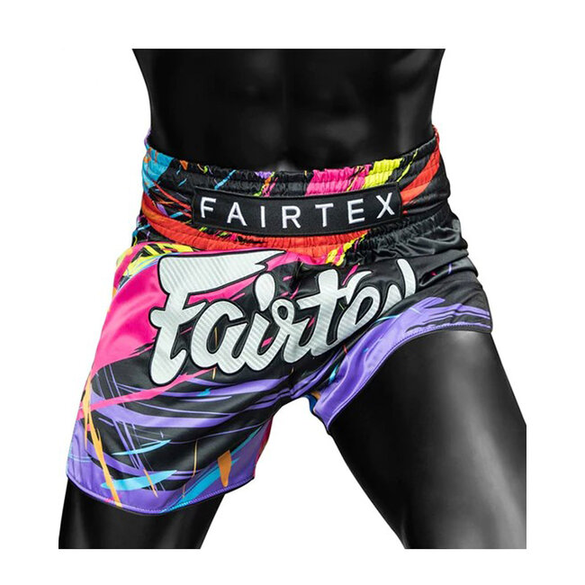 FAIRTEX BS1934 World Music Muay Thai Shorts – Wit Satijn