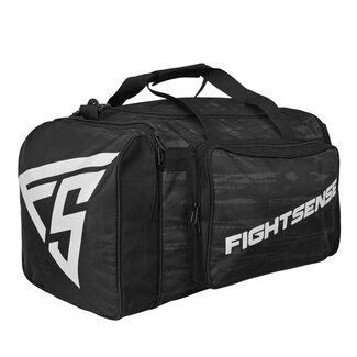 Fightsense ECLIPSCamo V2 Duffelbag / Sporttas – Zwart – 43 x 27 x 27 cm