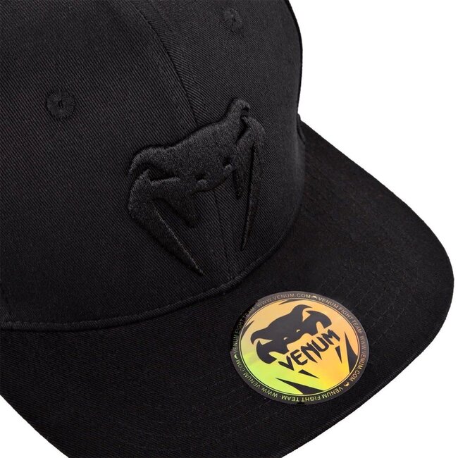 Venum Venum Classic Snapback – Zwart/Zwart – All Black Venum Cap