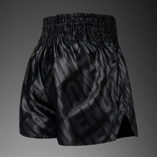 Venum Contender XT Muay Thai Shorts – Zwart/Goud – Lichtgewicht Polyester – Training & Sparring