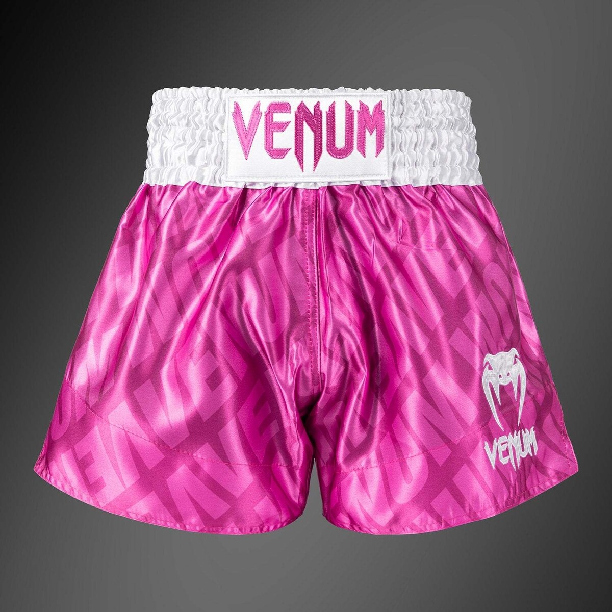 Venum Contender XT short de Muay Thaï – Candy rose/ blanc – Lichtgewicht Polyester – entraînement & Sparring