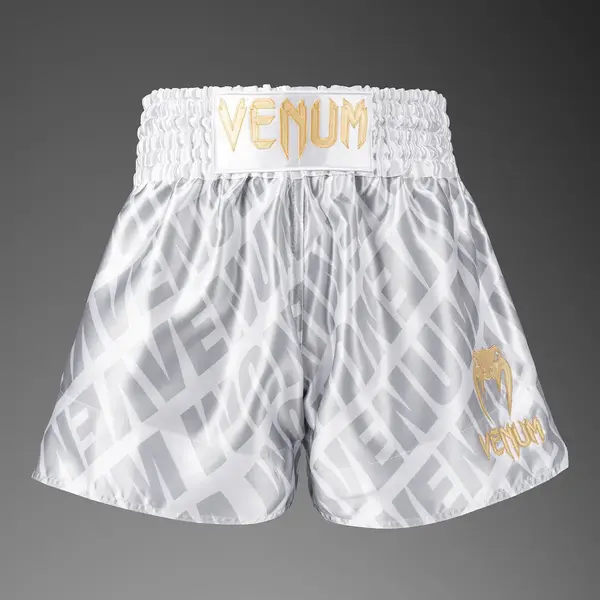 Venum Contender XT Muay Thai Short – Weiß/Silber
