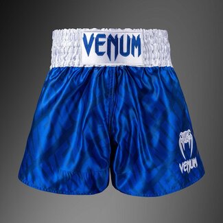 Venum Venum Contender XT Muay Thai Shorts –Royal Blue/White – Lichtgewicht Polyester – Training & Sparring