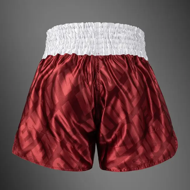 Venum Venum Contender XT Muay Thai Shorts –Red/White – Lichtgewicht Polyester – Training & Sparring