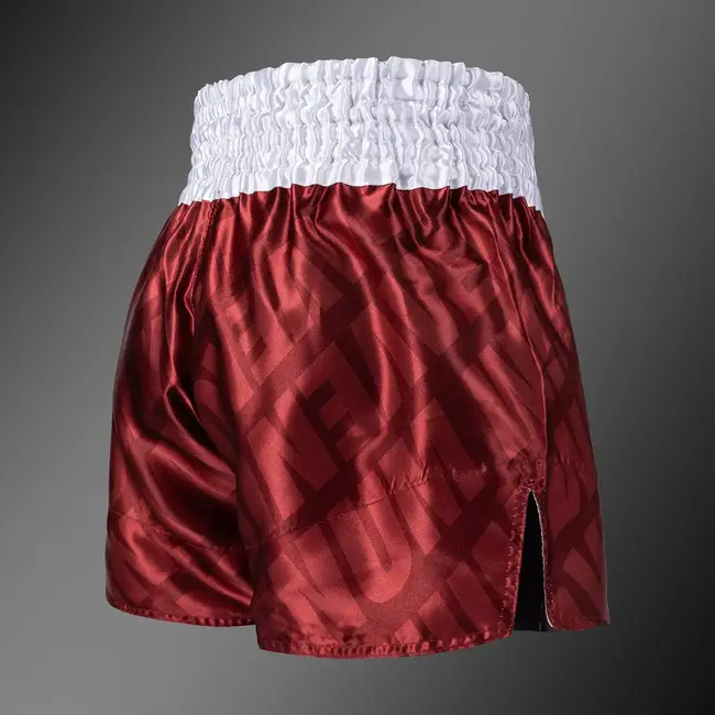 Venum Venum Contender XT Muay Thai Shorts –Red/White – Lichtgewicht Polyester – Training & Sparring